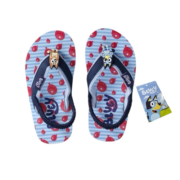 Bluey Flip Flops With Heel Strap - Picture 5 of 6
